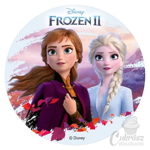 GY díszített ostyalap Frozen II. (A&E) 20cm