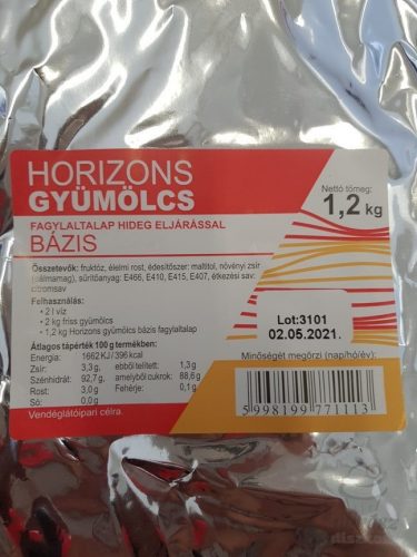 GE gyümölcsbázis 1.2kg-os Horizons