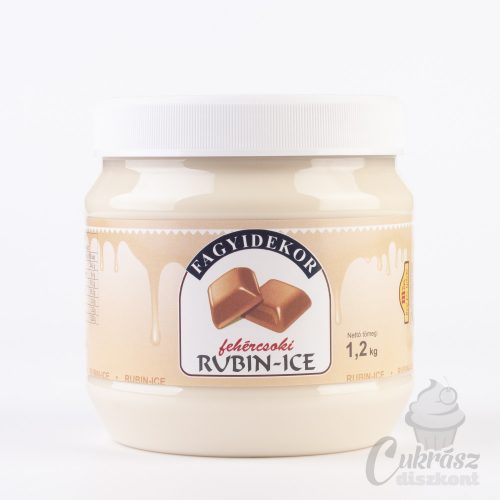 GEL fagyidekor fehér 1kg rubin ice