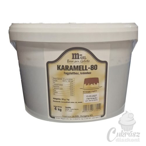 GEL karamell 80%-os 4kg-os