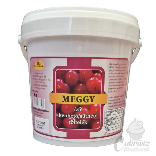 Meggy ízű töltelék 1 kg-os kenhető/süthető