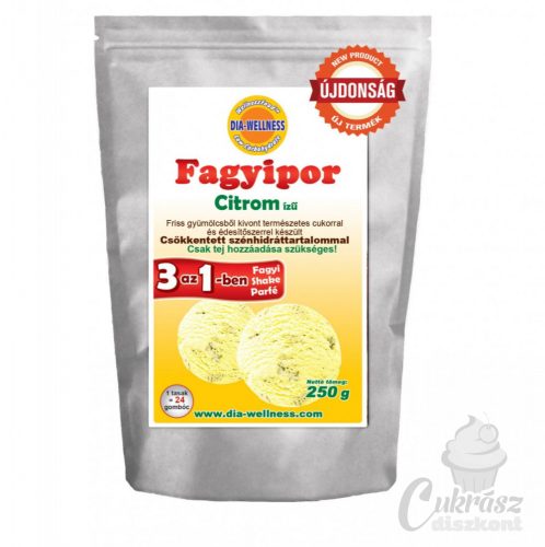 DW fagyipor citrom ízű 250g