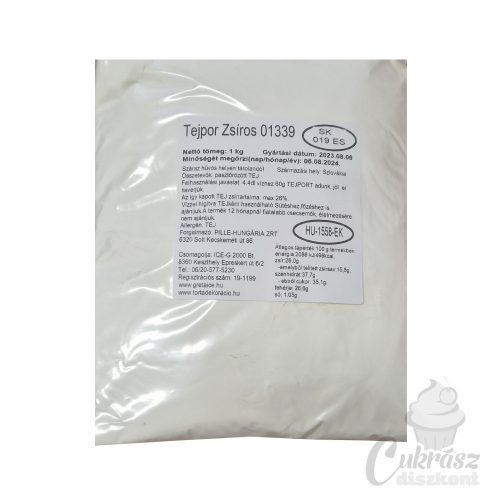 Zsíros tejpor 1kg-os szlovák