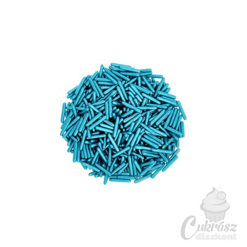GY cukorgyöngy Macaroni kék 200g-os