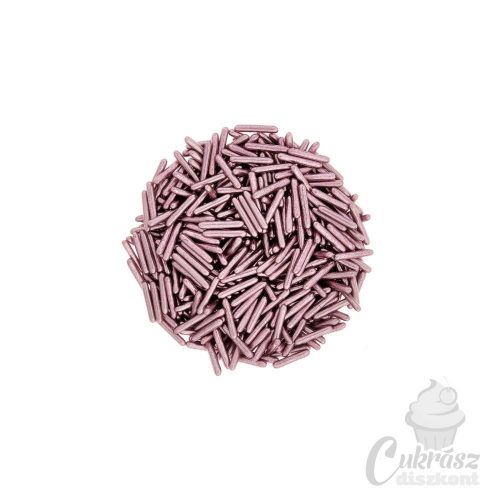 GY cukorgyöngy Macaroni pink 200g-os
