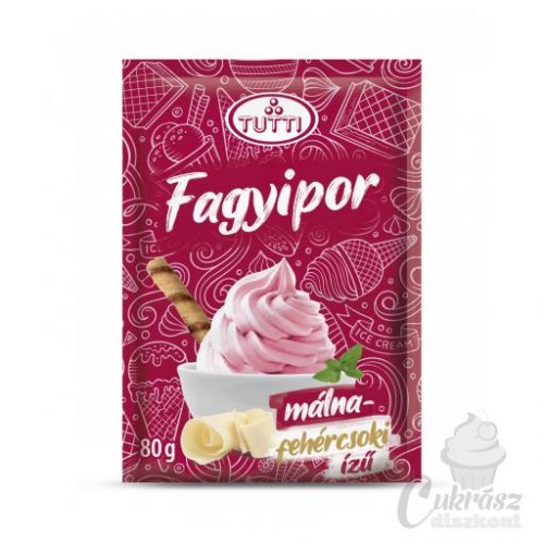 Tutti fagyipor málna-fehércsoki 80g