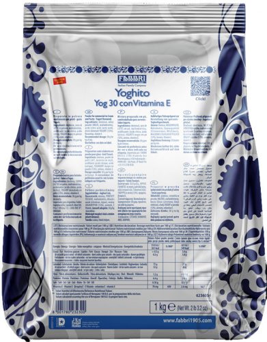 Fabbri joghurt ízesítő por 1kg-os yog30