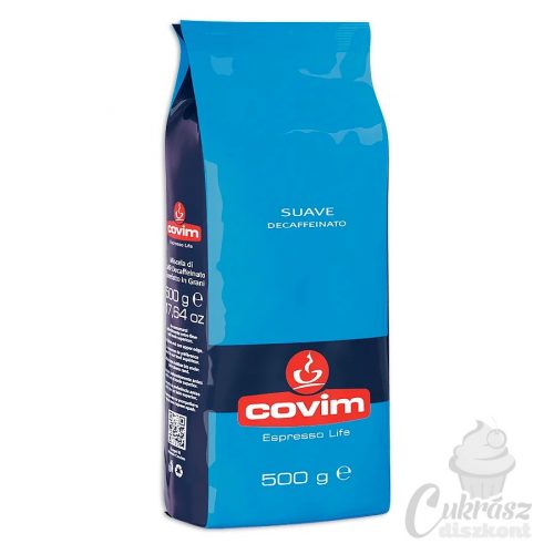 Kávé Covim koff.mentes Suave szemes kávé 0,5kg-os
