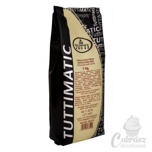 Cappuccino por piros TUTTIMATIC 1kg-os