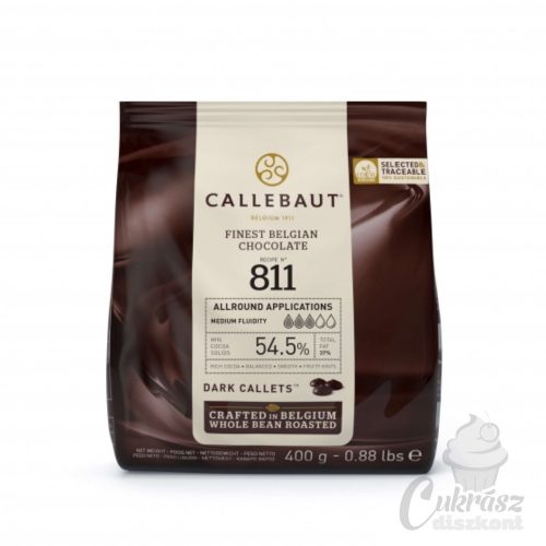 Callebaut étcsokoládé 54,5% 400g