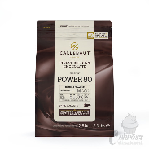 Callebaut étcsokoládé 80% 2.5kg-os