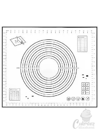 D gyúrólap szilikon 50*50cm