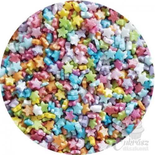 W ehető konfetti - mini csillag mix 50g